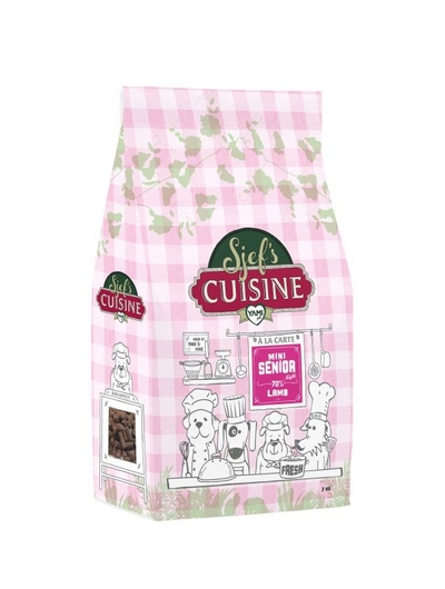 Sjef's Cuisine Mini Senior - Hondenvoer 3 kg - hondenbrokken