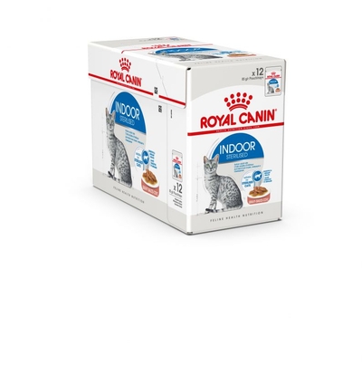 Royal Canin Sterilised Indoor in Gravy - 12 x 85 gram - natvoer katten