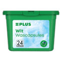 PLUS  wascapsules witte was - 24 wasbeurten