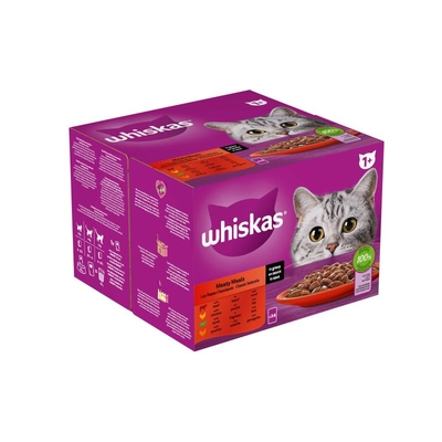 Whiskas 7+ Vis Selectie 24 x 85 gram - natvoer katten