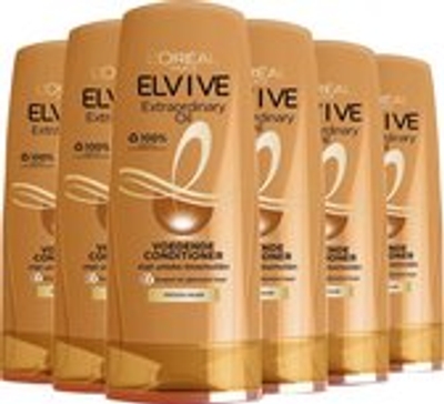 L?Oréal Paris Elvive Extraordinairy Oil Voedende Conditioner Voordeelverpakking - 6 x 200ml