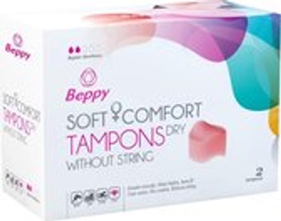 Beppy Soft+Comfort WET Tampons - 2 stuks - zonder touwtje