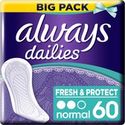 Always Inlegkruisjes Dailies Fresh & Protect Normal 60 stuks