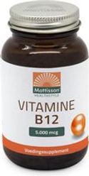 Mattisson Vitamine B12 - 5000 mcg - 60 tabletten