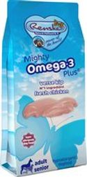 Renske Mighty Omega Plus Adult/Senior Kip/Rijst 15 KG - hondenbrokken