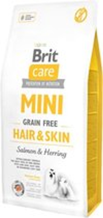 Brit Care Grainfree Mini Hair & Skin Salmon & Herring 7 kg - Hond hondenbrokken