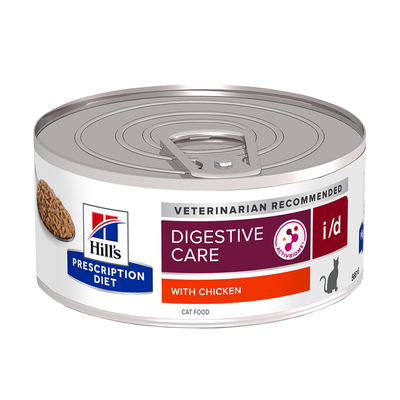 48x156g I/D Gastro Intestinal Kip Hill's Prescription Diet Kattenvoer - natvoer katten