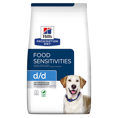 12kg Canine D/D Allergy & Skin Care met Eend & Rijst Hill's Prescription Diet Hondenvoer - hondenbrokken