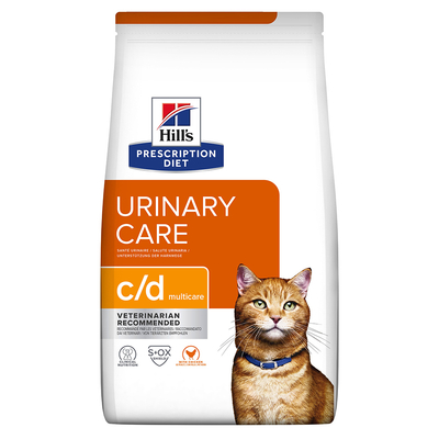 12kg C/D Urinary Multicare Kip Hill's Prescription Diet Kattenvoer - kattenbrokken