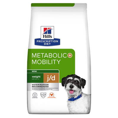 6 kg  Metabolic + Mobility Gewichtsmanagement Mini  Hill's Prescription Diet Hondenvoer - hondenbrokken