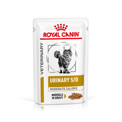 Royal Canin Veterinary Diet Urinary S/O Moderate Calorie Morsels Gravy Wet - Kattenvoer - 12x85 g kattenbrokken