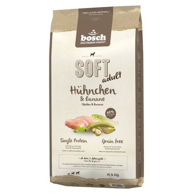 2x12,5kg bosch Soft Kip & Banaan Hondenvoer - hondenbrokken