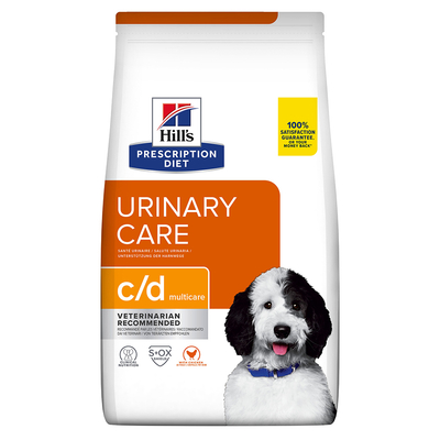 2x12kg Canine C/D Urinary Care met Kip Hill's Prescription Diet Hondenvoer - hondenbrokken