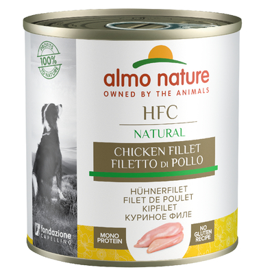12x280g Kipfilet Almo Nature Classic Hondenvoer - natvoer honden