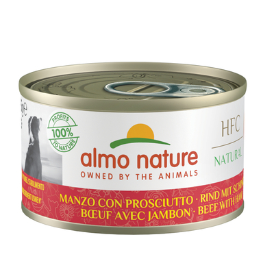 6x95g Rund met Ham Almo Nature Classic Hondenvoer - natvoer honden