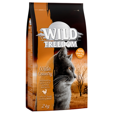 2kg Adult "Wide Country" Gevogelte Wild Freedom Kattenvoer - kattenbrokken