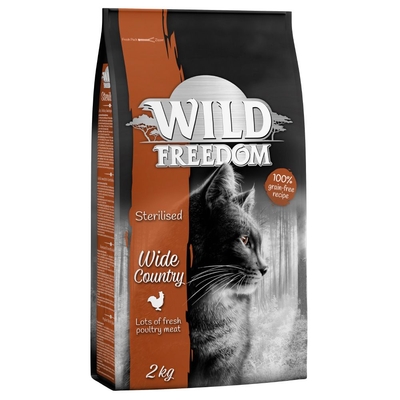 2kg Adult Sterilised Wild Freedom Kattenvoer - kattenbrokken