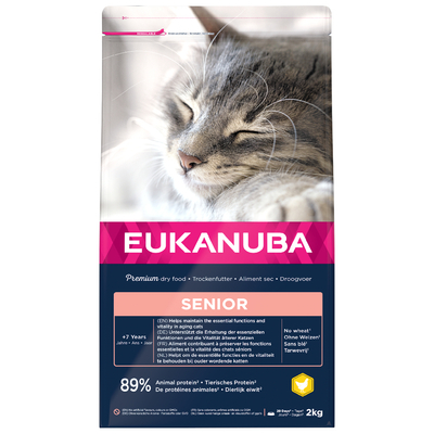 Eukanuba Top Condition 7+ Senior Kattenvoer - Voordeelpakket: 3 x 2 kg - kattenbrokken