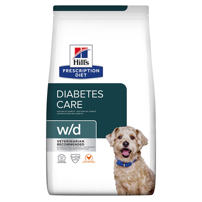 10kg W/D Low Fat Diabetes Kip Hill's Prescription Diet Canine Hondenvoer - hondenbrokken