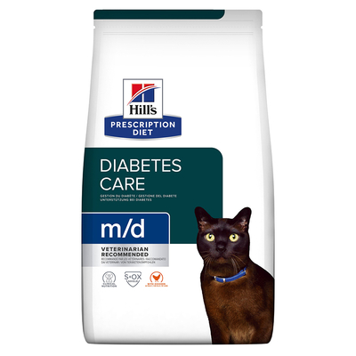 9kg M/D Weight Loss Diabetic Kip Hill's Prescription Diet Kattenvoer - kattenbrokken