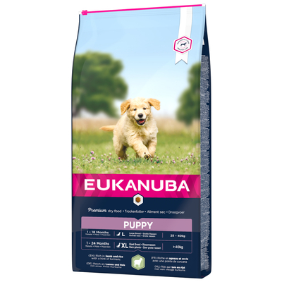 2x12kg Puppy Large & Giant Breed Lam & Rijst Eukanuba Hondenvoer - hondenbrokken