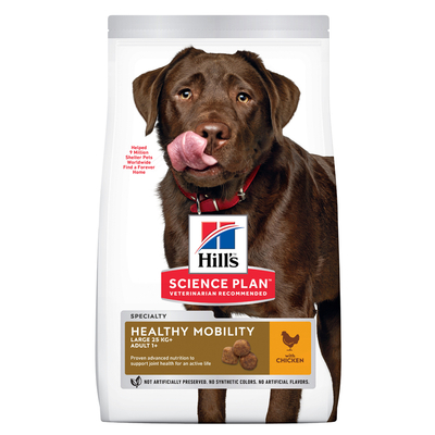 2x14kg Adult Healthy Mobility Large Breed met Kip Hill's Science Plan Hondenvoer - hondenbrokken