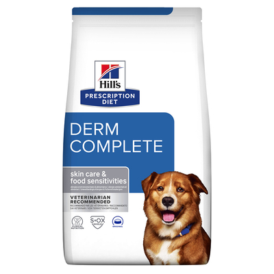 2x12kg Derm Complete Hill's Prescription Diet Hondenvoer - hondenbrokken