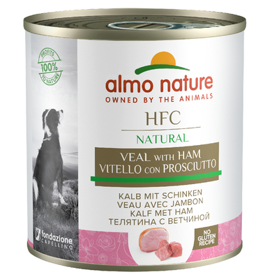 12x290g Kalf met ham Almo Nature Classic Hondenvoer - natvoer honden
