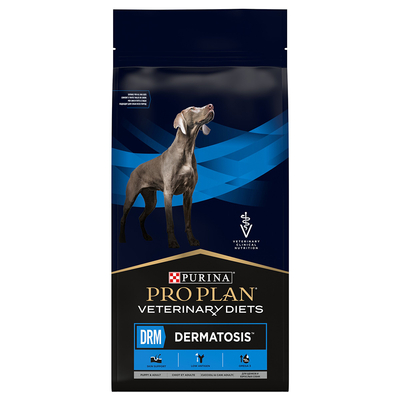 Purina Pro Plan Veterinary Diets - DRM Dermatosis Hondenvoer - 12 kg - hondenbrokken
