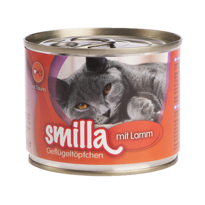 6x200g Gevogeltepannetje Mals Gevogelte met Lam Smilla Kattenvoer - natvoer katten