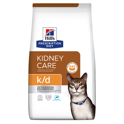 3 kg k/d Kidney Care met Tonijn Hill's Prescription Diet Kattenvoer - kattenbrokken