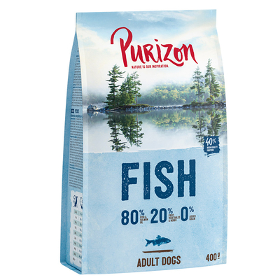 Purizon Vis  Adult - Graanvrij Hondenvoer - 400 g - hondenbrokken