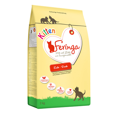 2kg Kitten Eend Feringa Kattenvoer - kattenbrokken