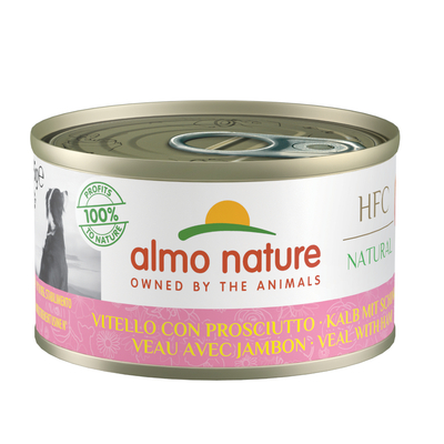 24x95g Kalf met Ham Almo Nature Classic Hondenvoer - natvoer honden