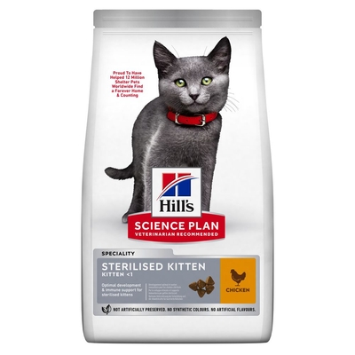 2x10kg Sterilised Kitten Kup Hill's Science Plan Kattenvoer droog - kattenbrokken