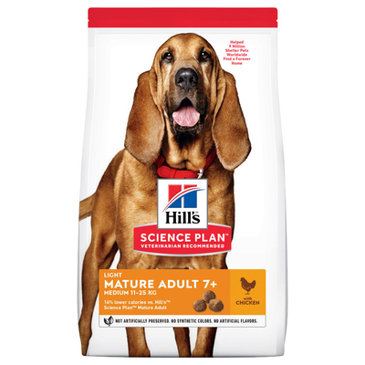 2x14kg Senior Mature Adult Light Medium met Kip Hill's Science Plan Hondenvoer - hondenbrokken