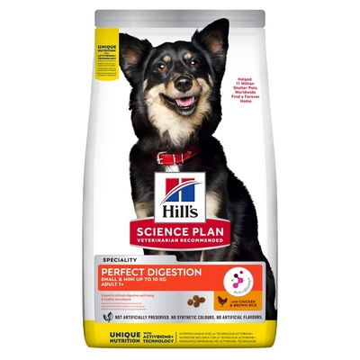 Hill's Science Plan Adult Perfect Digestion Small & Mini Breed Hondenvoer - Dubbelpak: 2 x 6 kg - hondenbrokken