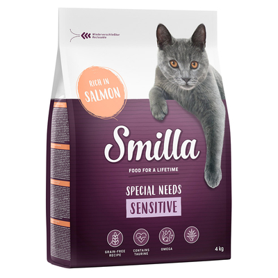 4kg Adult Sensible Smilla Graanvrij Droog Kattenvoer - kattenbrokken