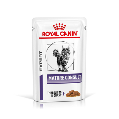 24x85g Royal Canin Veterinary Feline Mature Consult Kattenvoer nat - natvoer katten