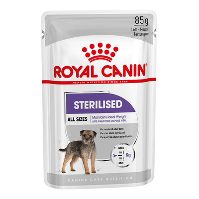 24x85g Sterilised Royal Canin Care Nutrition Hondenvoer - natvoer honden
