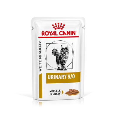 24x85g Feline Urinary S/O (hapjes in saus) Royal Canin Veterinary Diet Kattenvoer - natvoer katten
