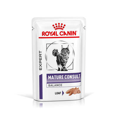 24x85g Royal Canin Veterinary Mature Consult Balance Kattenvoer nat - natvoer katten
