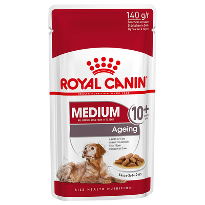 20x140g Medium Ageing 10+ Royal Canin Hondenvoer - natvoer honden