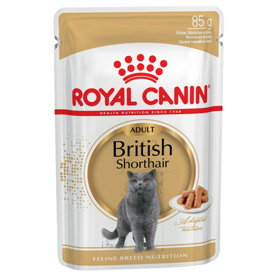 24x85g British Shorthair Royal Canin Breed Kattenvoer - natvoer katten