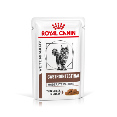 24x85g Feline Gastro Intestinal Moderate Calorie Royal Canin Veterinary Diet Kattenvoer - natvoer katten