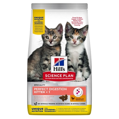 7kg Hill's Science Plan Kitten Perfect Digestion Kattenvoer droog - kattenbrokken