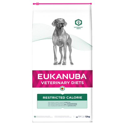 Eukanuba Veterinary Diets Restricted Calorie Hondenvoer - Dubbelpak: 2 x 12 kg - hondenbrokken