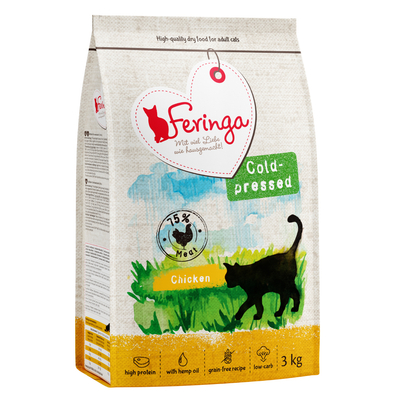 3x3kg Adult Koudgeperst Kip Feringa Kattenvoer - kattenbrokken