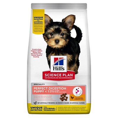 6kg Kip & Rijst Hill's Science Plan Small & Mini Puppy Perfect Digestion Hondenvoer droog - hondenbrokken