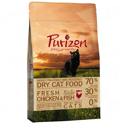 5kg Purizon Adult - Kip met vis - kattenbrokken